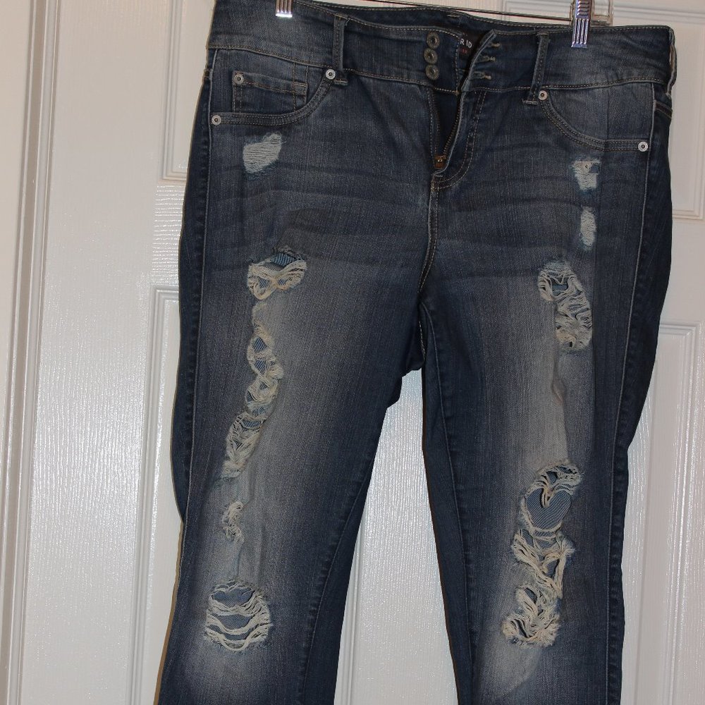 Torrid Premium ripped blue jeans